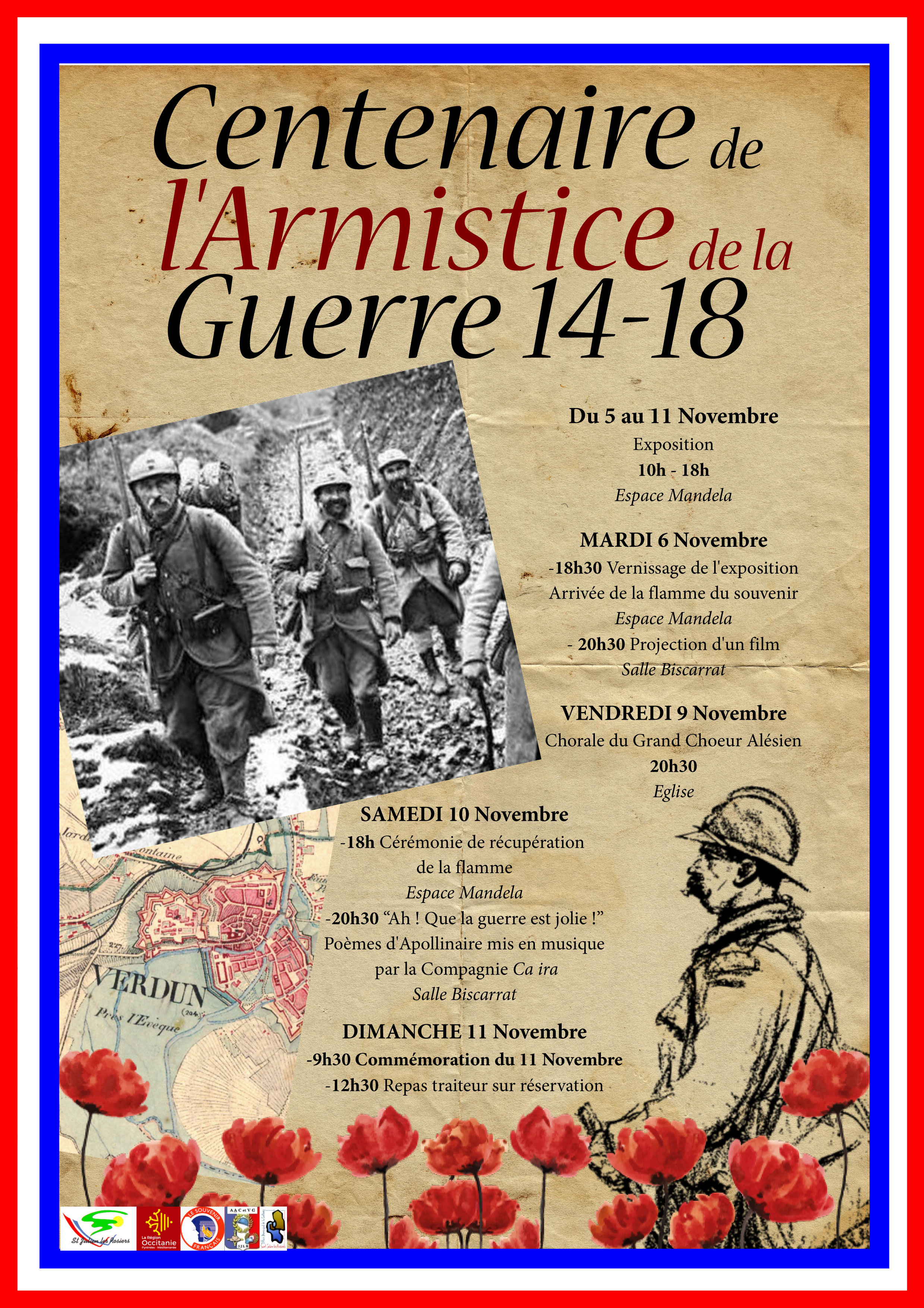 Centenaire de l&rsquo;armistice du 11 novembre 1918